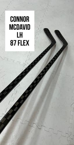 Senior(2x)Left CT: Connor McDavid 87 Flex ProBlackStock™ Unbranded Pro Stock I Hockey Sticks
