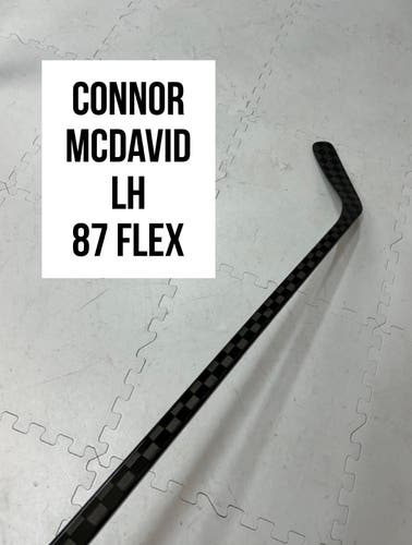 Senior(1x)Left CT: Connor McDavid 87 Flex ProBlackStock™ Unbranded Pro Stock Hockey Sticks