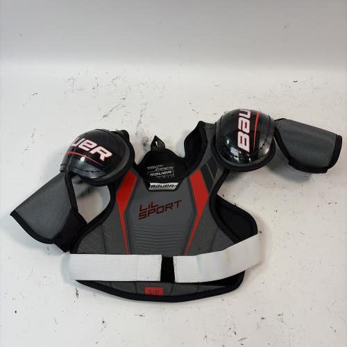 Bauer Lil' Sport Hockey Shoulder Pads, Youth Small