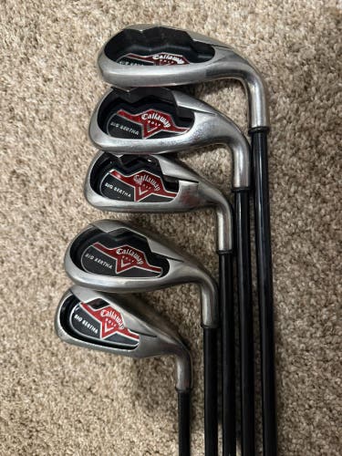 Iron Set big berthas 2006 graphite shaft