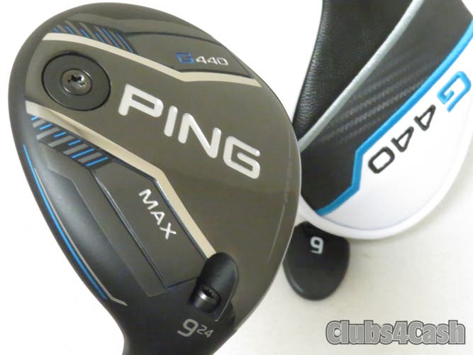 PING G440 Max Fairway 24  9 Wood Alta CB 65 Blue Stiff Flex +Cover ... MINT