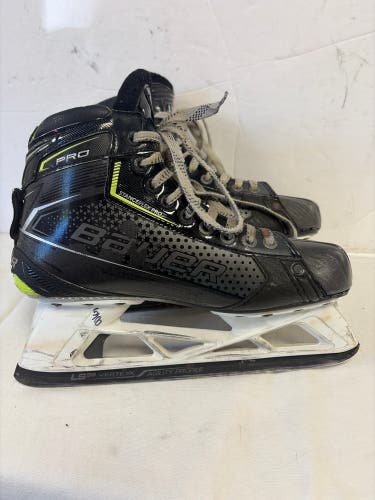 Bauer Pro Hockey Goalie Skates Regular Width 8.5 (Used)