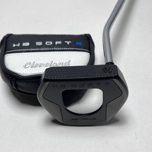 Cleveland HB Soft 2 Black Retreve Putter 34" Mens RH HC NEW