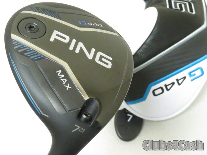 PING G440 Max Fairway 21 7 Wood Alta CB 65 Blue SR-Flex +Cover SENIOR .. MINT