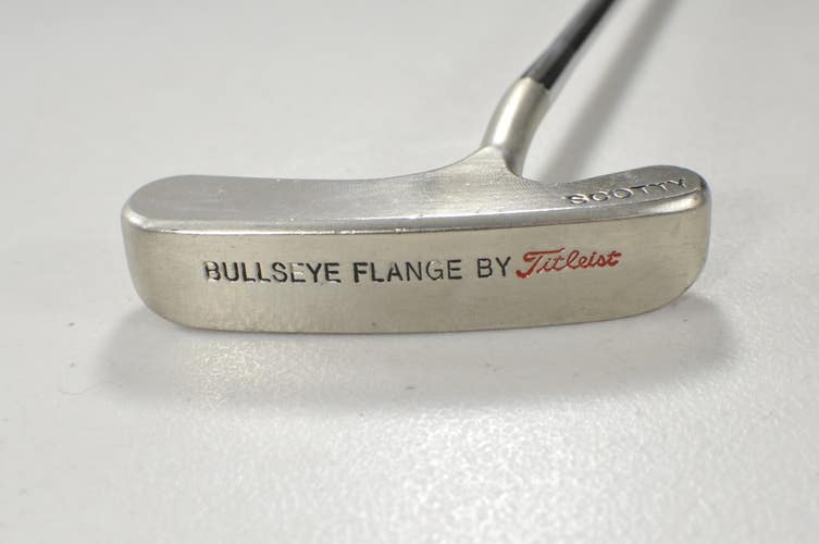 Titleist 2002 Scotty Cameron Bulls Eye Platinum Flange 34" Putter RH # 217905