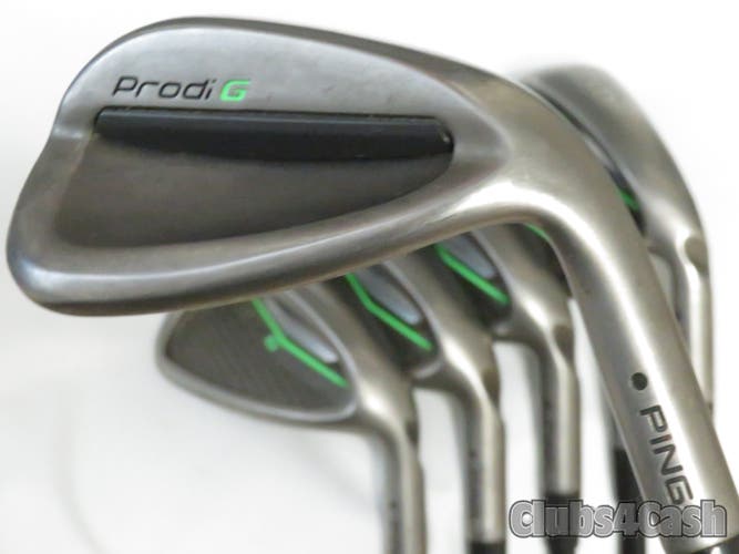 PING Prodi G Irons 2020 Black Dot Green Stiff Juniors Boys Girls 6-P+52 +1.5"