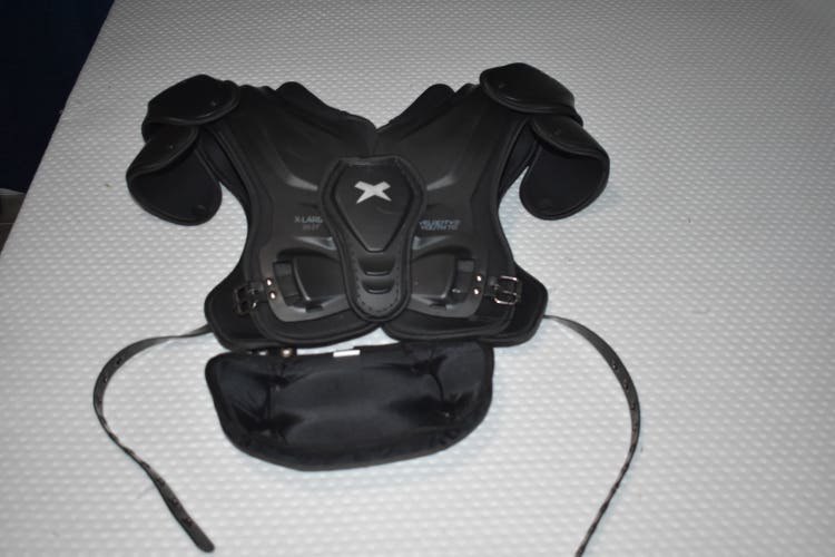 Xenith Velocity 2 TD Football Shoulder Pads w/Battle Back Plate, Adult XL (20-21") - Top Condition!