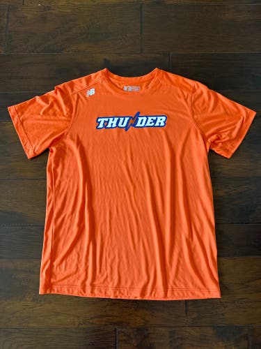 Orange Thunder lacrosse XL Men's New Balance Shirt (Used)