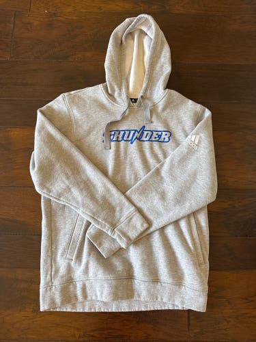 Gray Thunder lacrosse Men's Large Adidas Sweatshirt (Used)