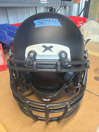 USED XENITH X2E+ ADULT FOOTBALL HELMET - MEDIUM - FLAT BLACK