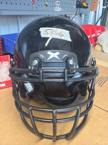 USED XENITH X2E+ ADULT FOOTBALL HELMET - LARGE - BLACK