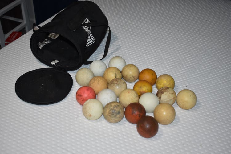 Bag of Various Lacrosse Balls - 21 total