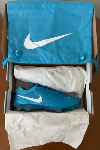 Blue Men's Size M 10.5 (W 11.5) Nike Nike Phantom GX II Elite FG Molded Cleats Cleats (New)