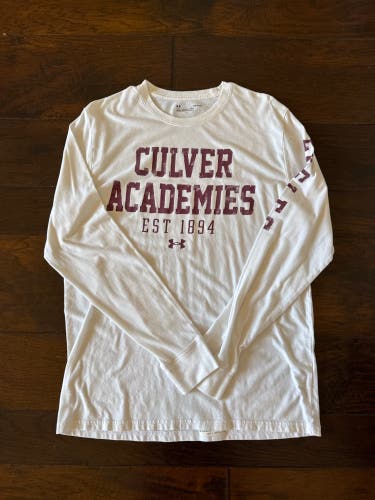 Maroon Culver Academy Large Men's Under Armour Shirt (Used)