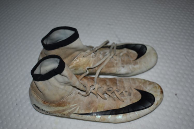Nike Mercurial Molded Lacrosse Cleats Cleats, White/Black, M 12.0 (W 13.0)
