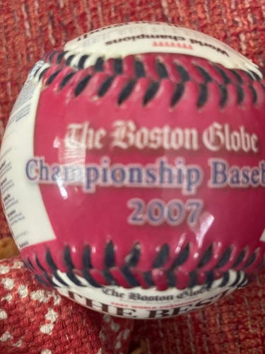 The Boston Globe 2007 Red Sox Championship Baseball