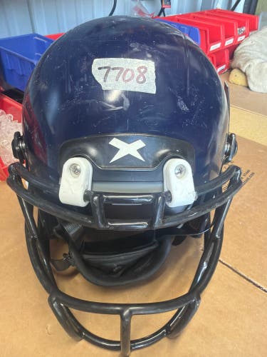 USED XENITH X2E+ YOUTH FOOTBALL HELMET - SMALL - NAVY