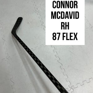 Senior(1x)Right CT: Connor McDavid 87 Flex ProBlackStock™ Unbranded Pro Stock Hockey Sticks