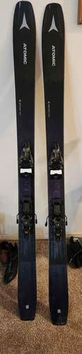 2023 Atomic 180 cm Alpine Touring Maverick 100 Ti Skis with Shift 13 Bindings Max Din 13 (Used)