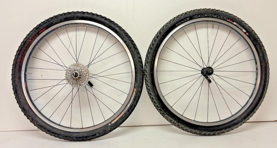 Bontrager Select 9-Speed 28/24-Spoke Aluminum 26" QR Wheelset Specialized Tires