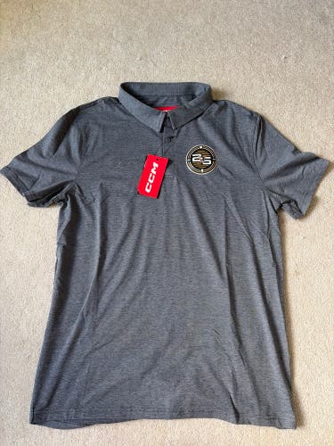 Wilkes Barre Scranton Penguins CCM Polo Team Issued (NEW) Size. Large