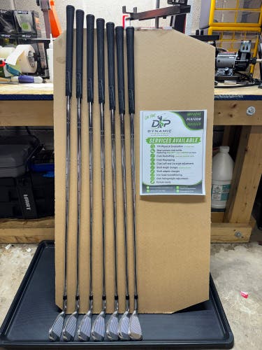 Maltby M980 Right Handed Iron Set Stiff Flex (7 Clubs) #5 - #9, PW, UW (New)