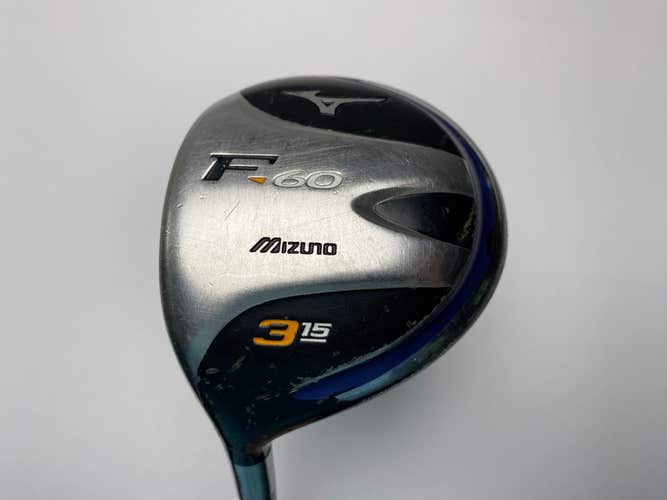 Mizuno F-60 3 Fairway Wood 15* Exsar FS3 70g Regular Graphite Mens LH