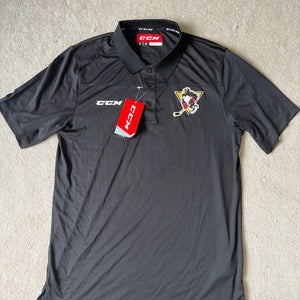 Wilkes Barre Scranton Penguins CCM Polo Team Issued (NEW) Size. Medium