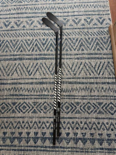 Intermediate Warrior QRE Pro Team Left Hand Hockey Stick 55 Flex (Used)