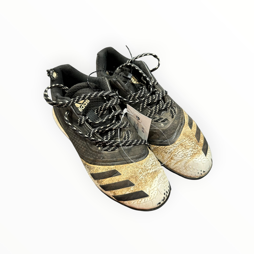Used Adidas THREE STRIPE LIFE BB/SB Cleats Black Junior 03.5 11375-S000380934