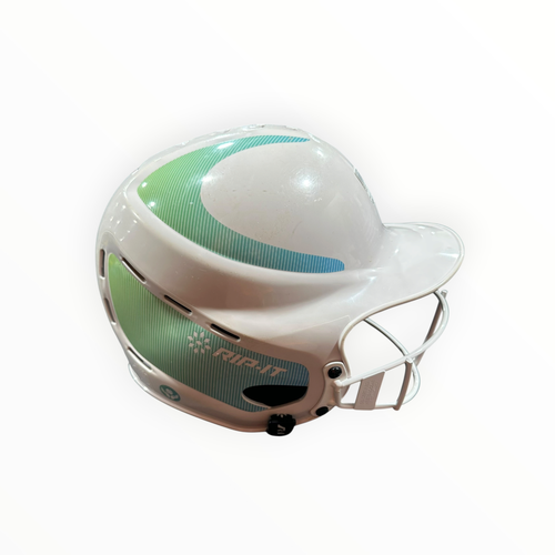 Used RIP-IT BATTING HELMET Batting Helmet w/Mask White MD 11375-S000380932