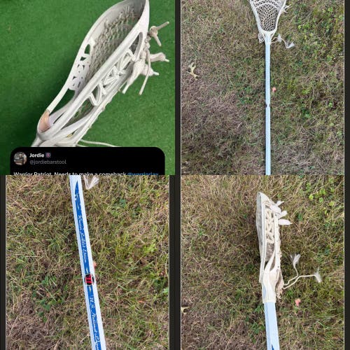 Vintage Super Rare Warrior Patriot Lacrosse Stick