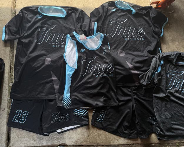 True Michigan Assortment of Shirts and Jerseys Size l medium and Small