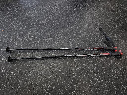 Used Rossignol ROSSIGNOL Mens DH Ski Pole Black 140 cm / 56 in 11849-S000042850