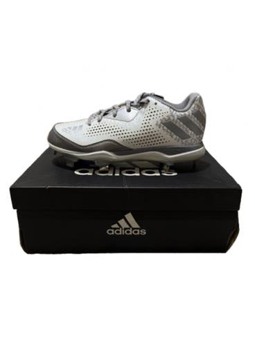 White Women's Size (W 8.0) Adidas Power Alley 4 Low Top Metal (New)