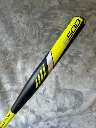 Black Easton S500 Alloy Bat (-4) Alloy 30 oz 34" (Used)