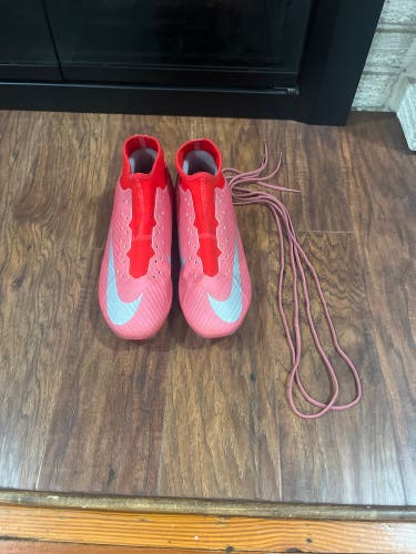 Red Men's Size M 8.0 (W 9.0) Nike Mercurial superfly 9 Cleats (Used)