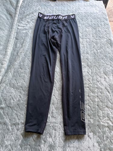 Black Youth Bauer Leggings (Used)