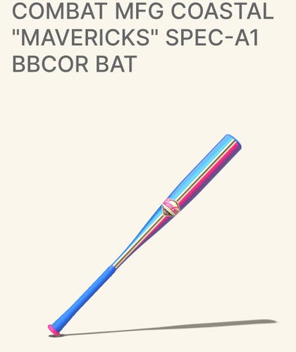Combat MFG Spec A1 Alloy BBCOR Certified Bat (-3) 30 oz 33" (New)
