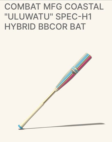 Combat Spec H1 Hybrid BBCOR Certified Bat (-3) 30 oz 33"
