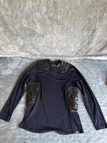 Black Youth Bauer Neck Guards, Wrist Guards, Padded Shirts (Used)