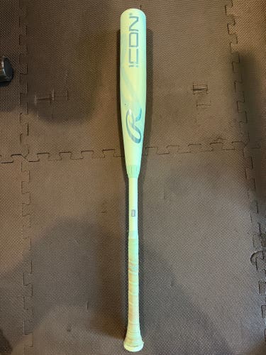 2026 Rawlings Icon Composite BBCOR Certified Bat (-3) 29 oz 32" (Used) like new original grip & box