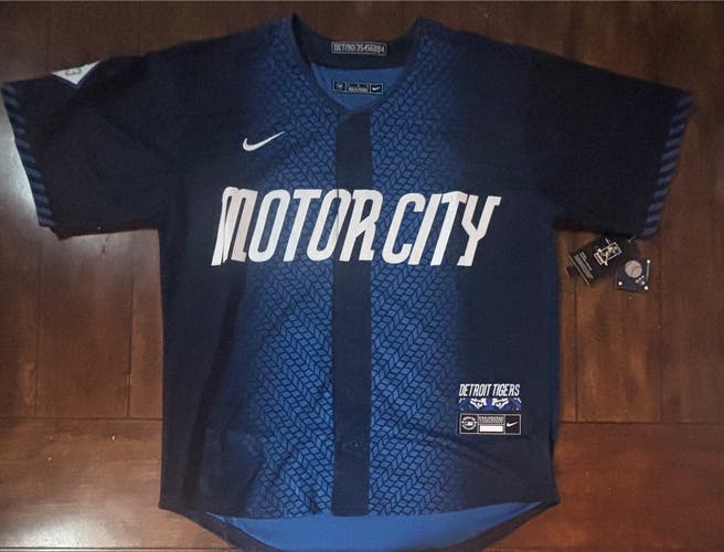 Tarik Skubal Detroit Tigers City Connect Stitched Jersey Adult Medium NWT