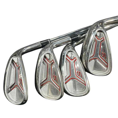 Used Adams Golf SPEEDLINE 1 3 5 WOODS Mens Package Set RH Black 10 Piece 11375-S000380729