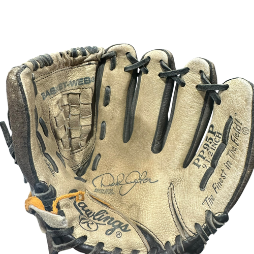 Used Rawlings PP95P BB/SB Glove RH Throw Brown 9 1/2" 11375-S000380738