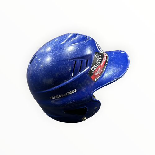 Used Rawlings CFTBH TEEBALL Batting Helmet No Mask Royal Blue One Size 11375-S000380812
