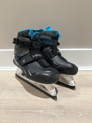2025 Bauer Konekt HF3 Hockey Goalie Skates Regular Width Pro Stock Size 4 (Used)