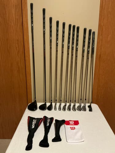 Excellent Condition Wilson Profile XLS Men's Right Hand Complete Golf Club Set