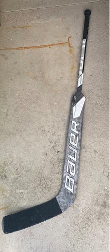 Senior Bauer Supreme Ultrasonic Full Right Goalie Stick 27" Paddle (Used) and refurbished see pic