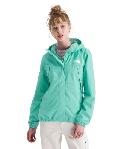 The North Face Antora Rain Jacket Women's M Bright Foam Full Zip Hooded GBO2989